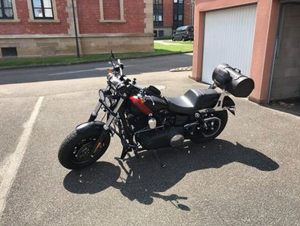 Sacoche Myleatherbikes Harley Dyna Fat bob_33